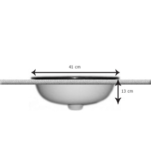 Ynes - talavera drop-in sink