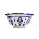 Zanya - Kolorowa umywalka ceramiczna z Maroka