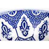 Zanya - Kolorowa umywalka ceramiczna z Maroka