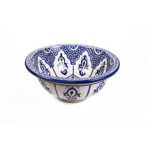 Zanya - Kolorowa umywalka ceramiczna z Maroka