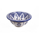 Zanya - Kolorowa umywalka ceramiczna z Maroka