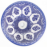Zanya - Kolorowa umywalka ceramiczna z Maroka