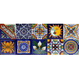 Pablo - original Talavera tiles from Mexico - 30 pieces
