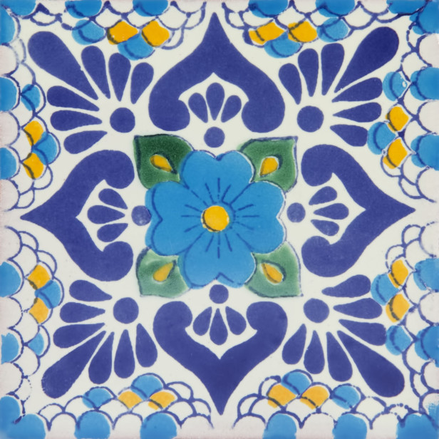 Azul - Mexican Ceramic Tiles -  30 pieces