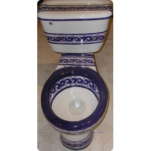 Mexican Talavera Toilet 