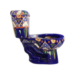 Mexican Talavera Toilet 