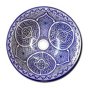 Lebria - blue sink from Morocco