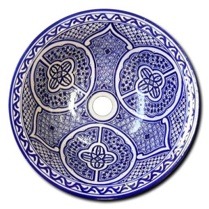 Lebria - blue sink from Morocco