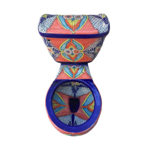 Mexican Talavera Toilet 