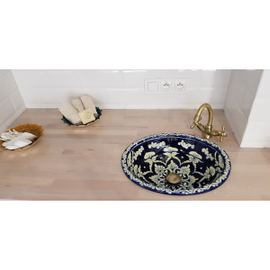Dolores - Talavera sink from Mexico