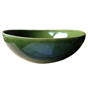 Hanna -Green Countertop artistic sink