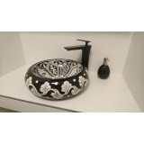 Atalaya  - Black and white Mexican sink