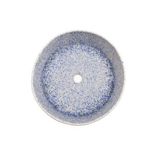 Klaudia - round white-blue sink