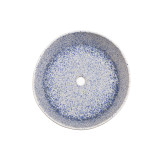 Klaudia - round white-blue sink