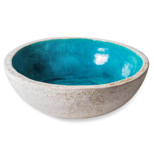 Flora - rustic sink with decorative edge