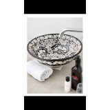Serena - Black and white Mexican sink