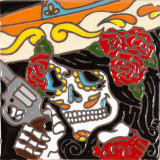 Catrina 30 – relief Mexican tile