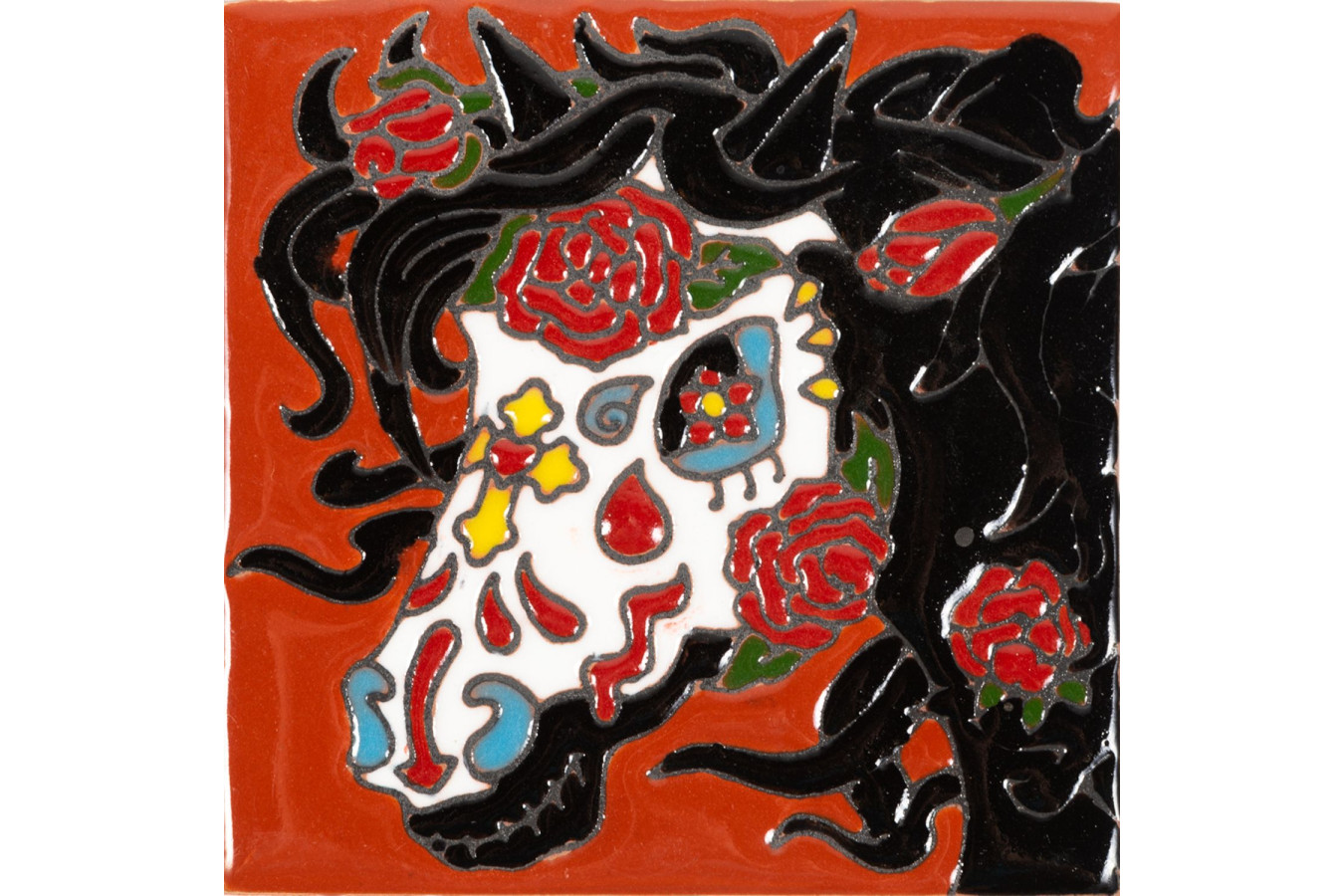 Yegua - handcrafted  mexican ceramic tile