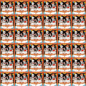 Aniversario - Catrina series - Talavera ceramic mexican tile