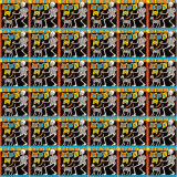 Perro - Catrina Series - Talavera ceramic tile from Mexico - 1 pc
