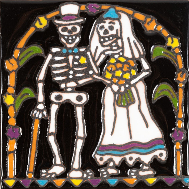 Boda - Catrina Series - Ceramic Mexican Tiles