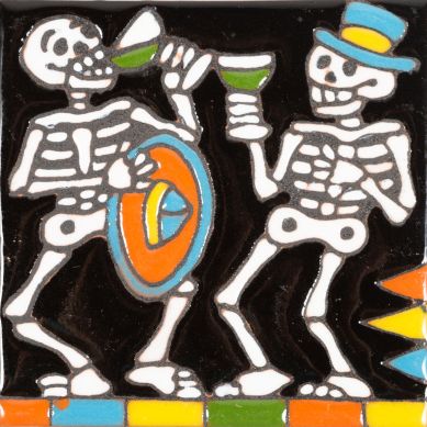 Fiesta - Catrina series – hand-painted Tiles