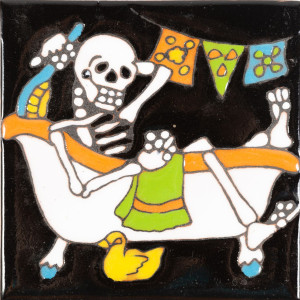 Baño - Catrina series - original Talavera Tiles 