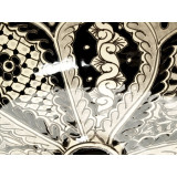 Atalaya  - Black and white Mexican sink