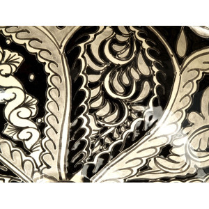 Atalaya  - Black and white Mexican sink