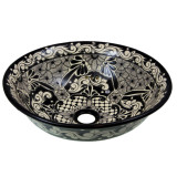 Serena - Black and white Mexican sink