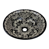 Serena - Black and white Mexican sink