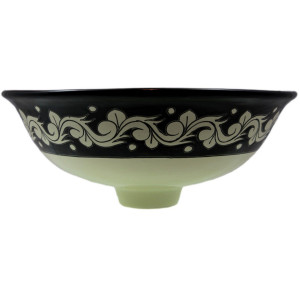 Serena - Black and white Mexican sink