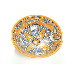 Senalda - Orange Mexican sink