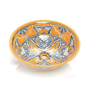 Senalda - Orange Mexican sink
