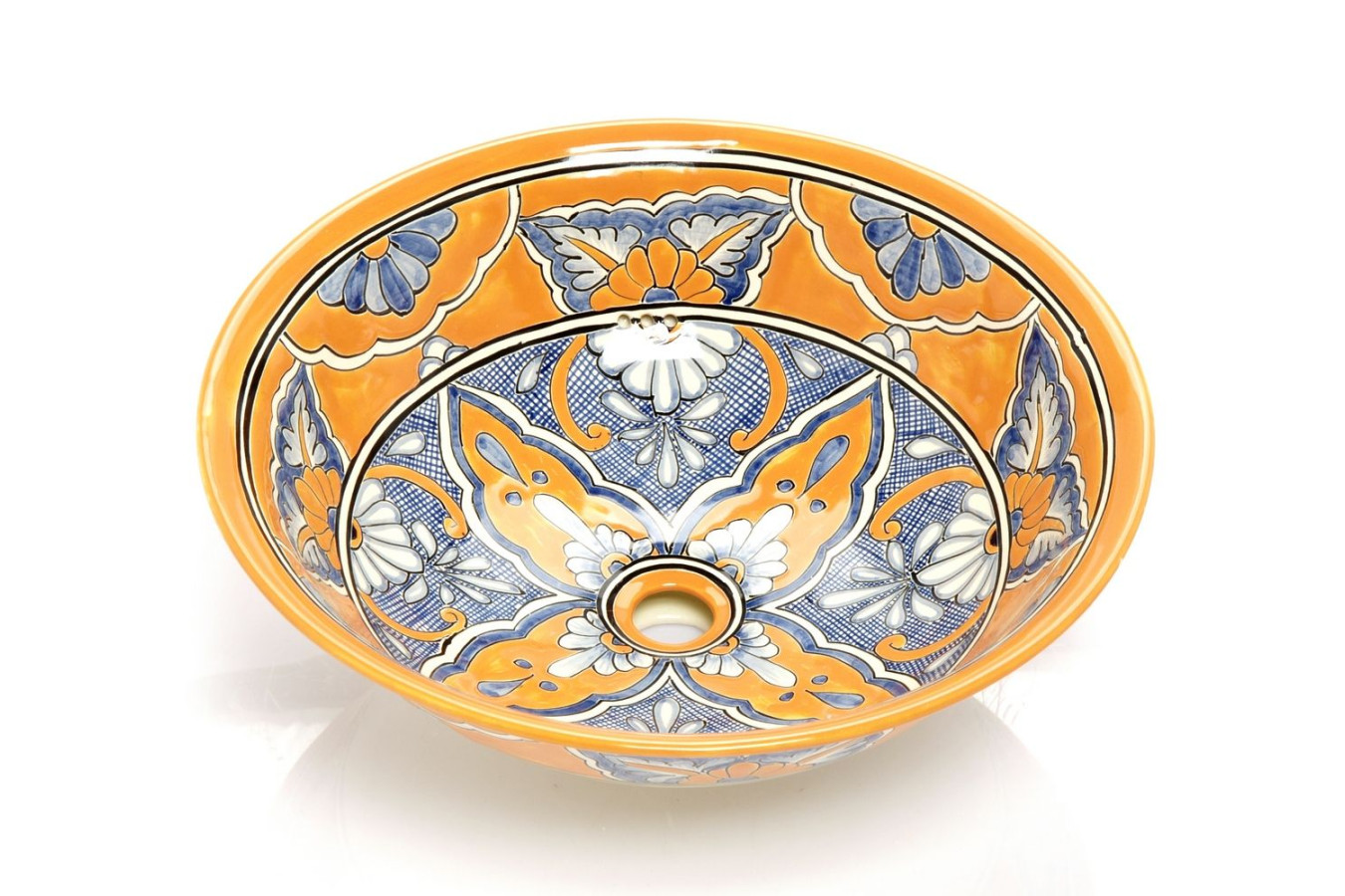 Senalda - Orange Mexican sink