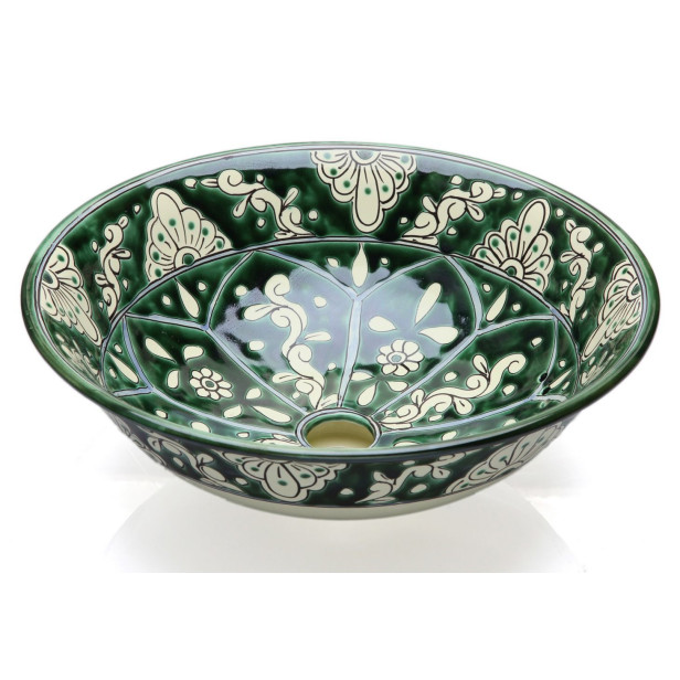 Baila - Green Mexican sink
