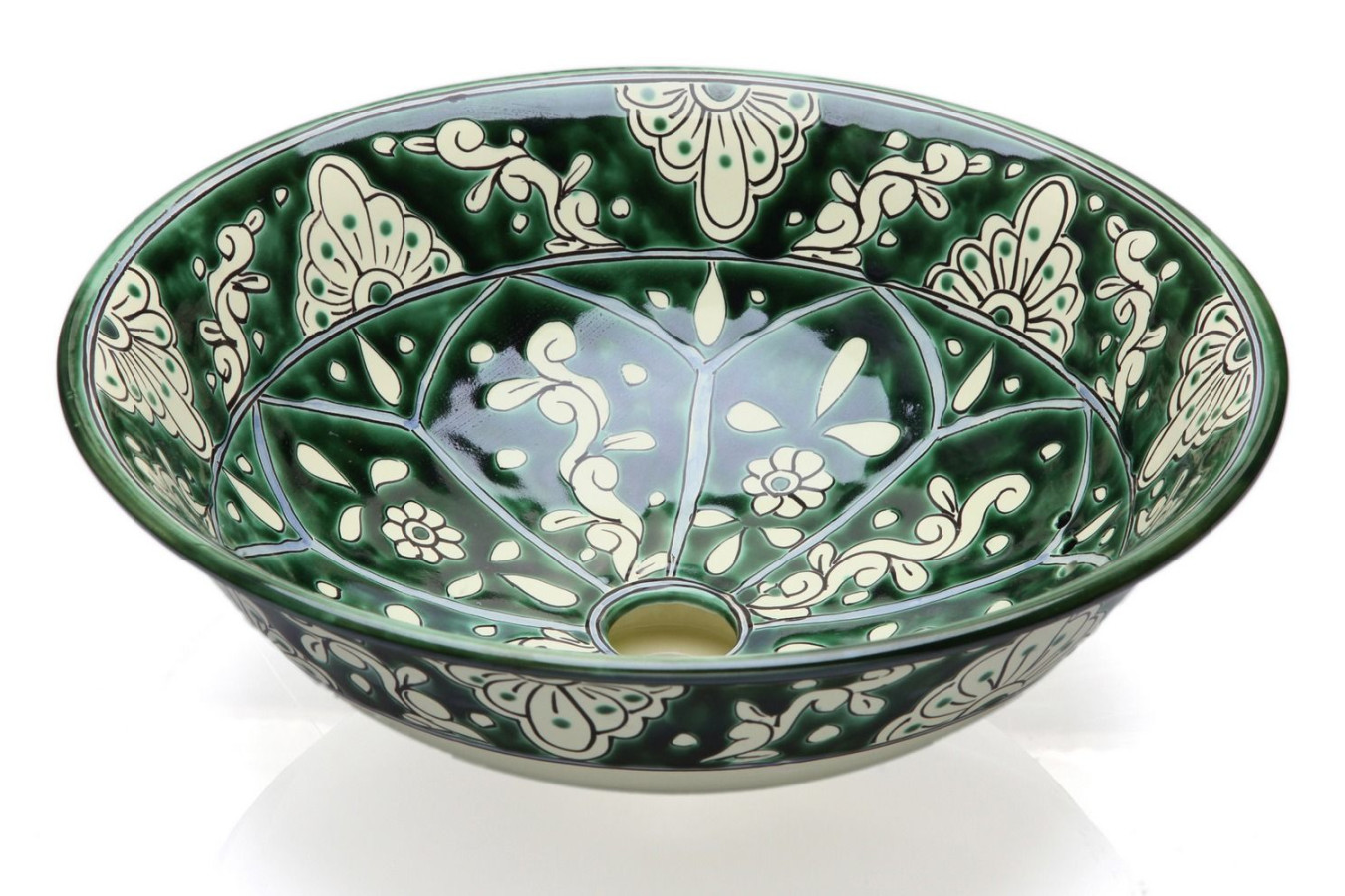 Baila - Green Mexican sink