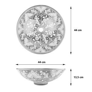 Lorena - Light blue Mexican sink