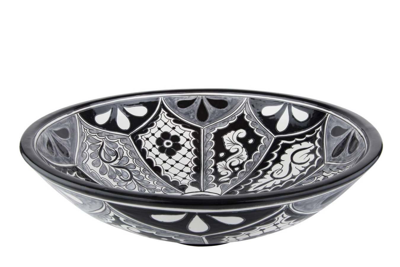 Atalaya - Black and white sink from Mexico