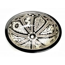 Atalaya - black and white Mexican sink