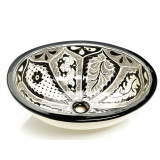 Atalaya - Black and white Mexican sink