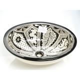Atalaya - Black and white Mexican sink