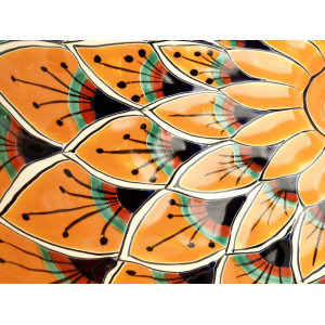 Leya - Orange Mexican sink
