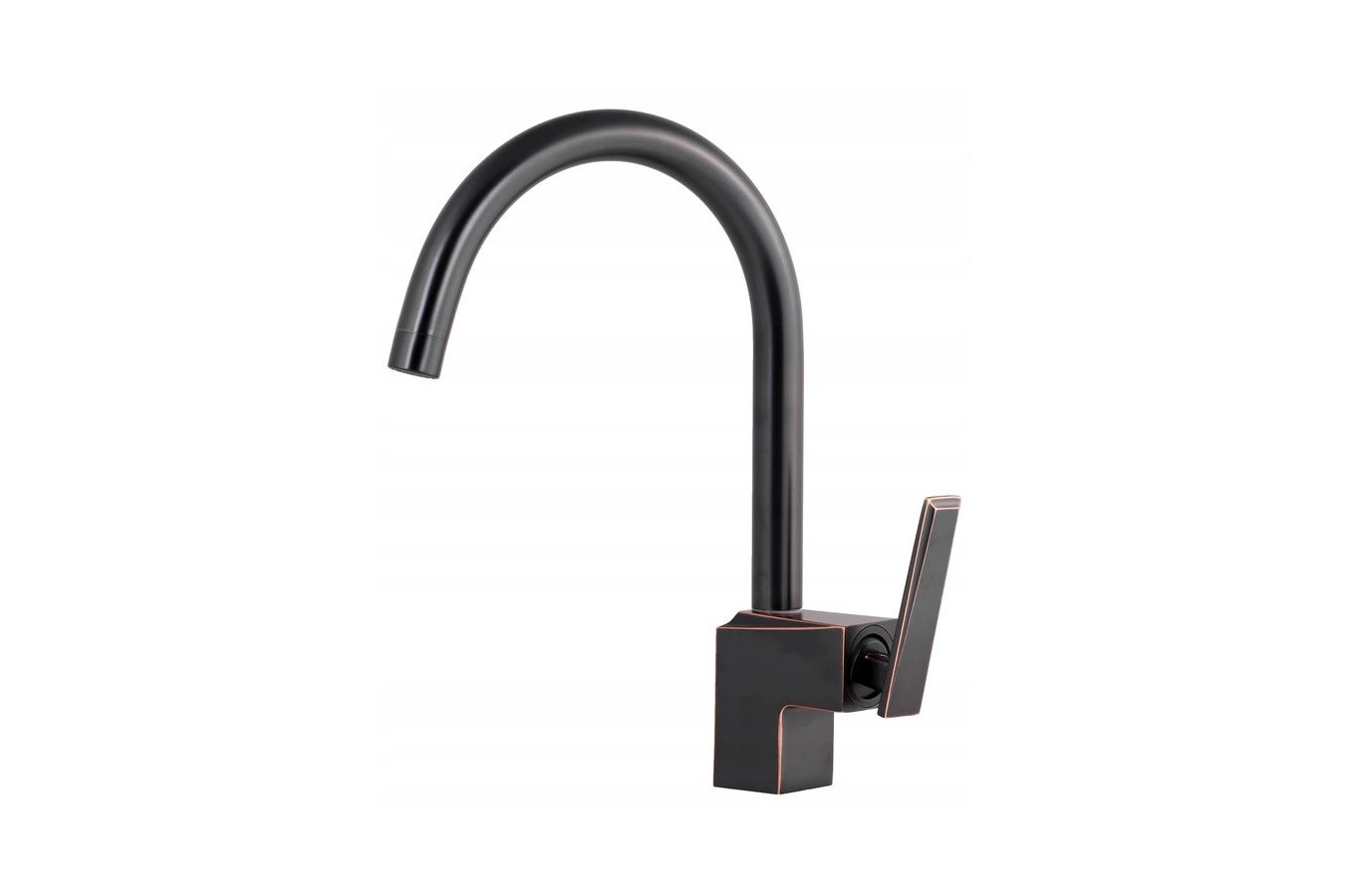 Maour kitchen black faucet