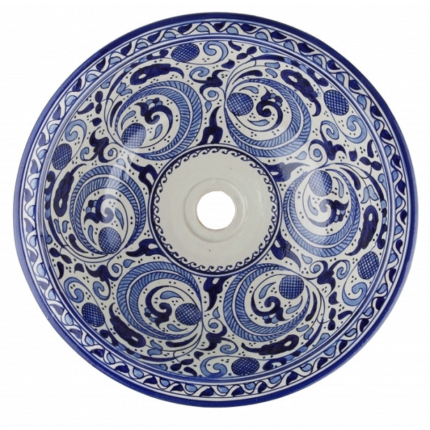 Anmara - hand painted moroccan sink