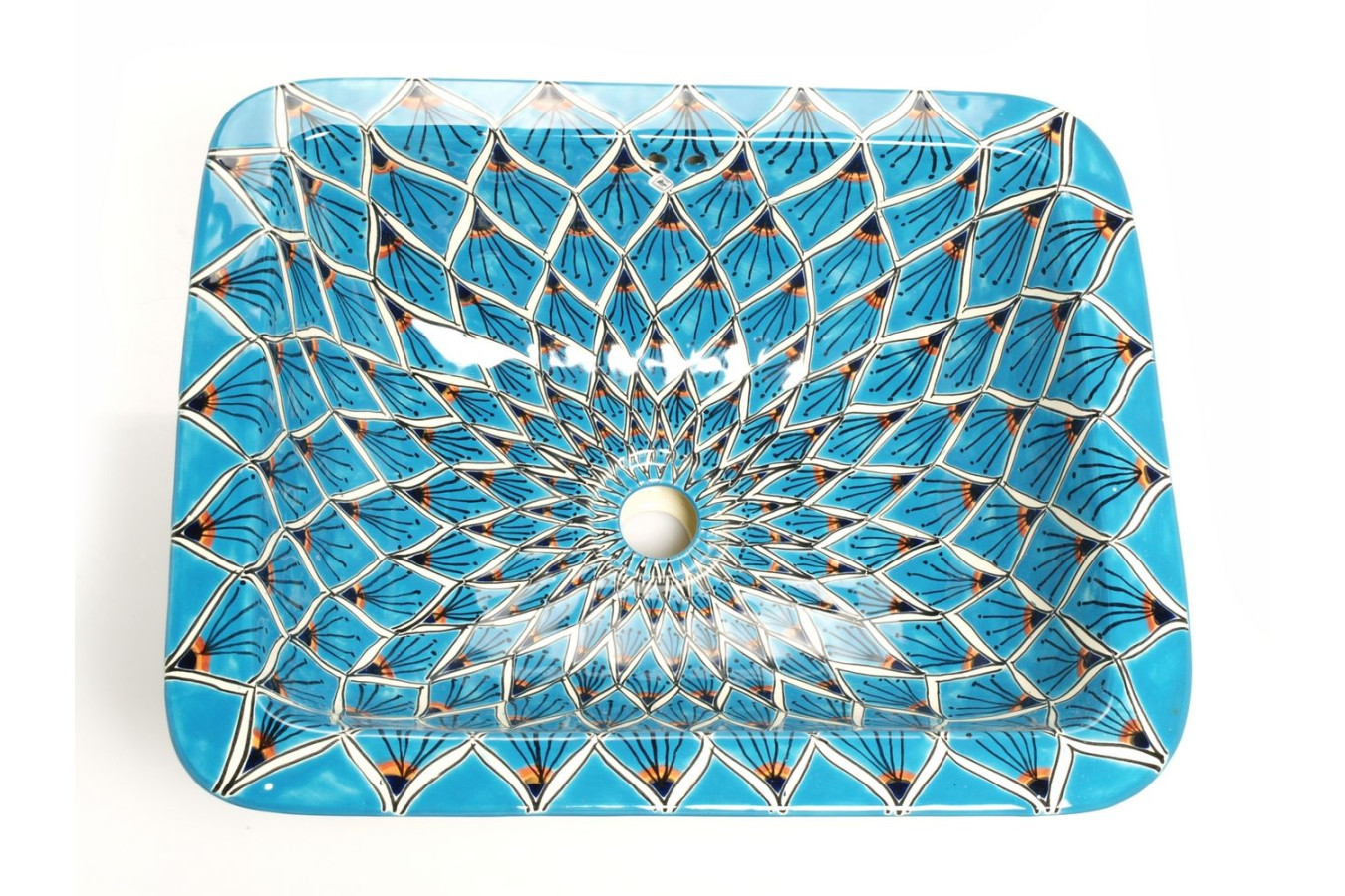 Aqua Azul - blue mexican sink from Mexico