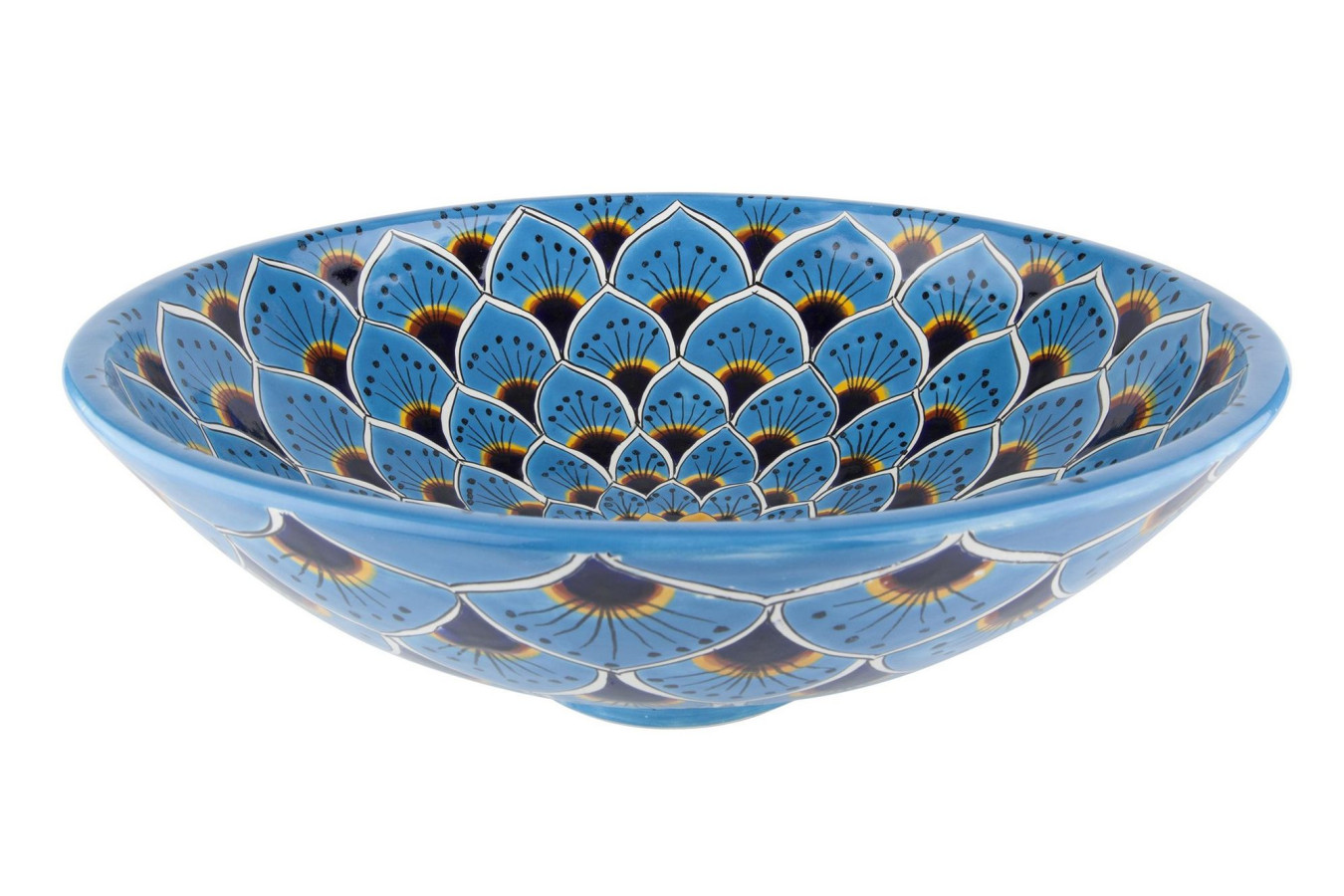 Casandra  - Blue Mexican vessel sink