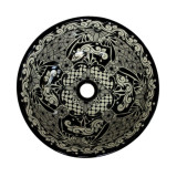 Serena - Black and white Mexican sink