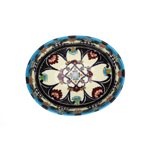 La Reina - talavera vessel sink