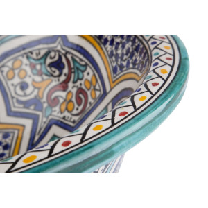 Zanya - Kolorowa umywalka ceramiczna z Maroka